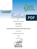 Sérgio Turra Sobrane Filho: The Brazilian Society of Animal Science Certifies That