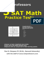 Free Printable Sat Math Test From 5 Sat Math Practice Tests