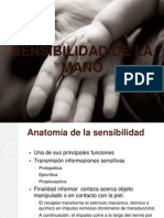 Sensibilidad de Mano