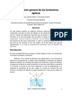 Comprensión General de Los Fenómenos Ópticos (Practica 1)