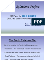 Public Relations Plan Project