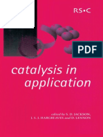 (Special Publication) S.D. Jackson, J.S.J. Hargreaves, D. Lennon-Catalysis in Application_ [Proceedings of the International Symposium on Applied Catalysis to Be Held at the University of Glasgow on 1