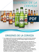 Historia de La Cerveza