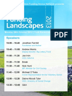 Funding Landscapes 2013 Programme