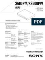 Service Manual: STR-KS600PM/KS600PW