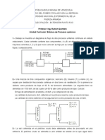 Ejercicios Balance de Materia Sin Reaccion Química