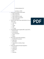 Latihan Soal Sumatif 2 Biologi Molekuler 2011