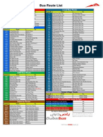 Dubai Bus Route PDF