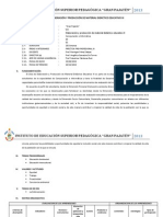 Sílabo de Elaboración y Producción de Material Didáctico Educativo III