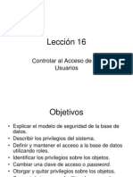 DCL - Control de Acceso