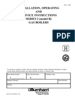 Burnham Corp Nstallation Operating and Service Instructions Gas Boilers Series 2 Model B For Burnham Series 2 Boiler