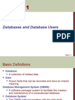 Databases and Database Users