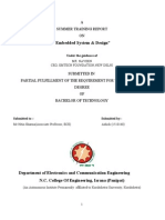 Embedded Design Training Report