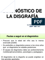 Diagnóstico de La Disgrafía 19-11-13