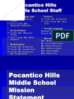 Pocantico Hills Middle School Staff: English Language Arts: Science