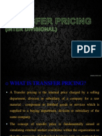 Transfer Pricing (Inter Divisional)