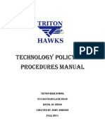 Johnson Edtc 6149 Triton High School Technology Policies and Procedures Manual