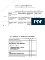 Rbrica Escala de Calificacion y Lista de Cotejo para Evaluar Tareas y Prcticas