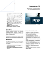 Data Sheet Sonometer 30 Kat V10 E0698