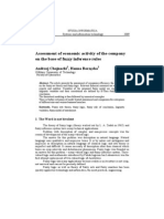 Assessment of Economic Activity of The Company On The Base of Fuzzy Inference Rules