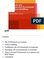 Role of The Professional Accountant in Nation Building