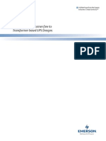 Comparing Transformer-Free To Transformer-Based UPS Designs