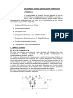 Circuito Equivalente de Motor de Induccion Asincrona