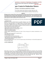 Direct Torque Control of Induction Motors