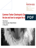 Common Tanker Charterparty Clauses