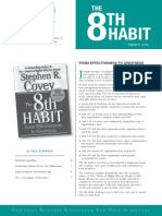 8th Habit, Stephen Covey - Stanfor Management Instute