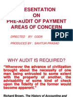 Presentation On Pre-Audit of Payment