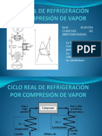 Ciclo Real de Refrigeración Por Compresión de Vapor