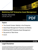 Mobilizing SAP Enterprise Asset Management