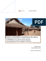 Etude de Vulnérabilité Et Identification Des Options D'adaptation Avec Focus Sur Les Services Écosystémiques Dans La Région de Boeny. PGM-E, GIZ. (2013)