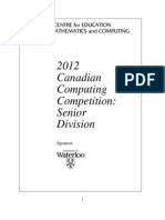 2012 Canadian Computing Competition: Senior Division: Sponsor