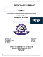 Training Report On CCNA (Cisco Certified Network Associate)