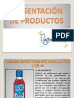 Presentación de Productos