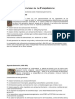 Generaciones de Las Computadoras PDF