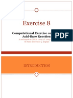 Computational Exercise On Lewis Acid Base Reactions