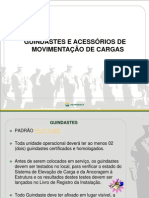 Guindastes e Acessórios de Movimentação de Cargas