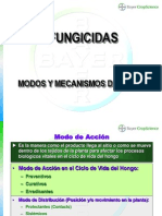 Modos y Mecanismos de Acción Fungicidas