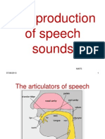 The Production of Speech Sounds