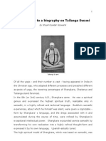 Introduction To A Biography On Tailanga Swami: by Shyam Sundar Goswami