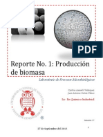 Reporte 1 Producción de Biomasa