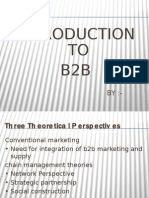 Introduction To B2B Marketing