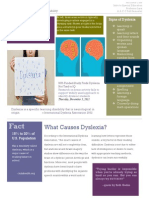 Fact Sheet Assignment On Dyslexia