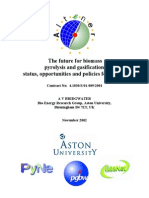 The Future For Biomass Pyrolysis and Gasification: Status, Opportunities and Policies For Europe