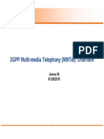 3GPP Multi-Media Telephony (MMTel) Overview