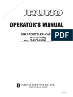 Furuno SSB Operator's Manual PDF