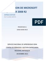 Descargar Microsoft SQL SERVER 2008